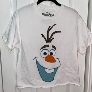 Olaf Cropped t shirt